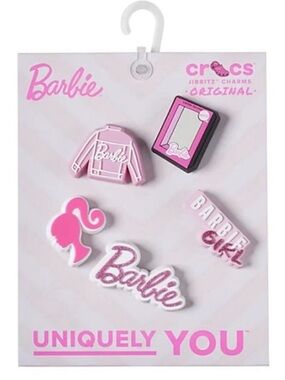 NEW BARBIE X CROCS Jibbitz Barbie Girl jibbet Barbie set - 5 new in package